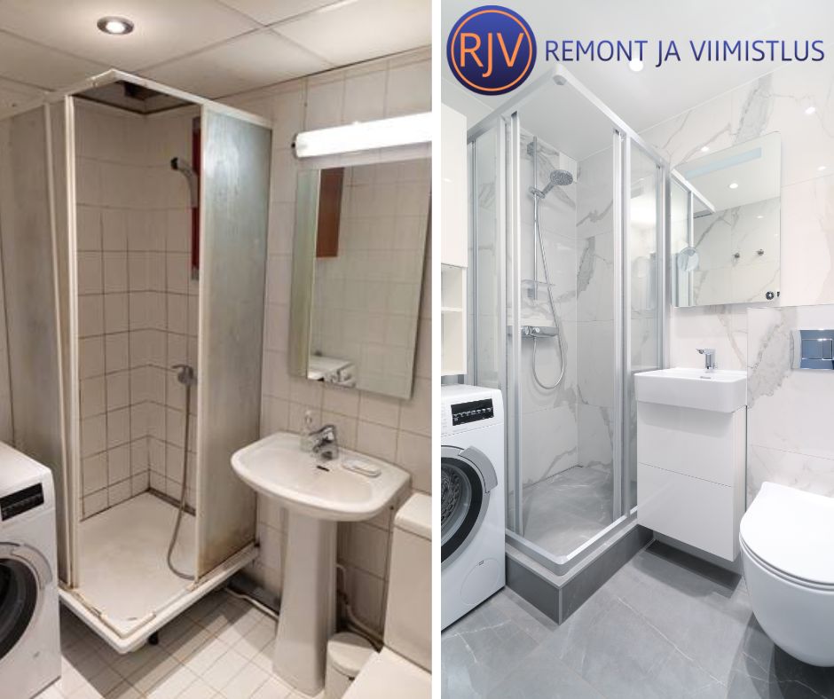 Remont Ja Viimistlus – Tehtud töö - paneelmaja vannitoa remont Tallinnas